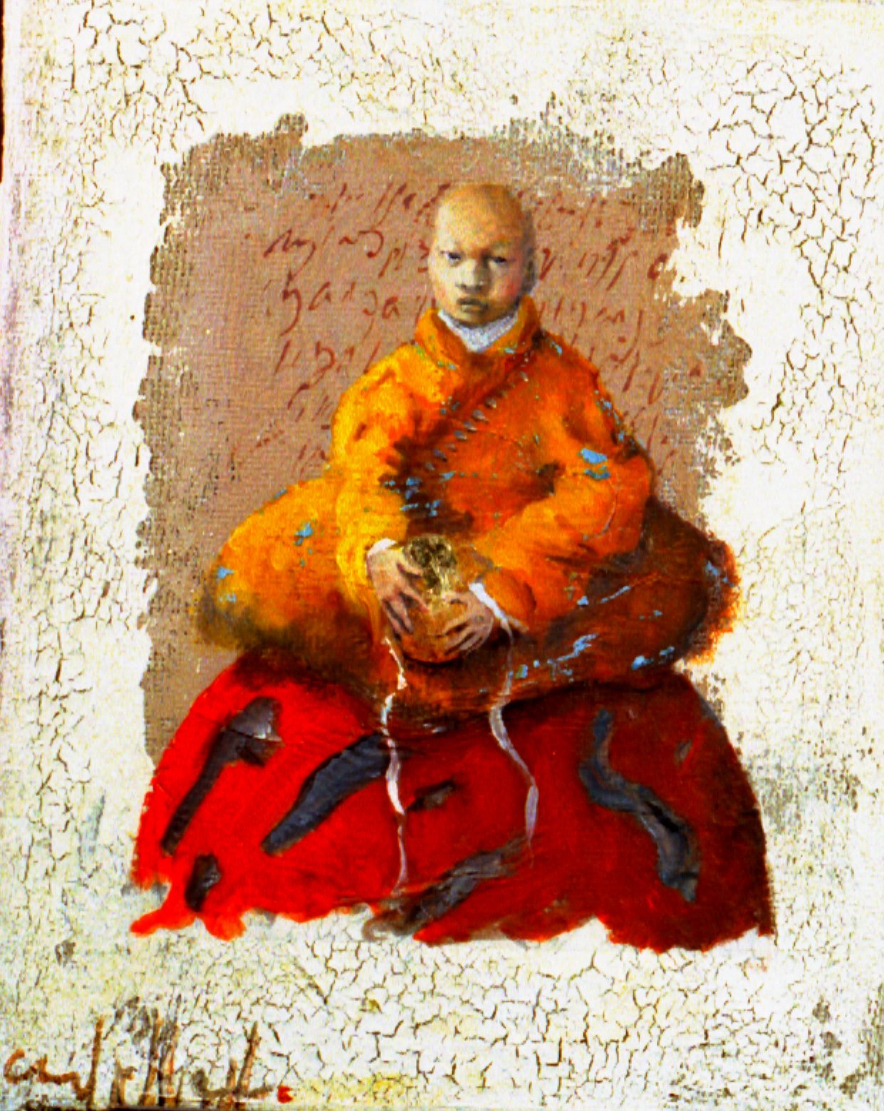 ASA NAGI, gesso, oil & mixte